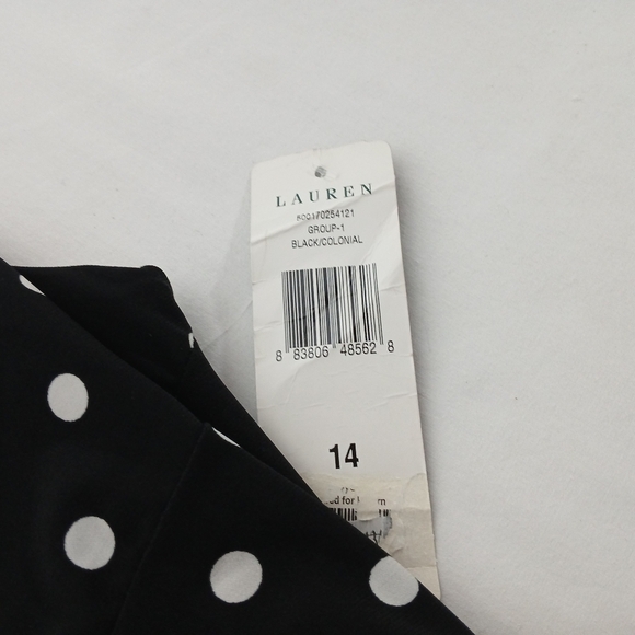 Lauren Ralph Lauren Sleeveless Lined Midi Dress. Size 14 NWT - Picture 5 of 9